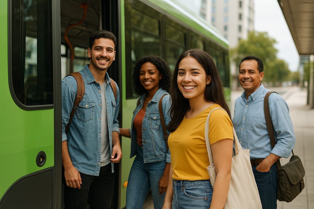 Autobus-Espana-Colombianos-1024x683 Transporte público en España para colombianos: tipos, precios y tarjetas (2025)