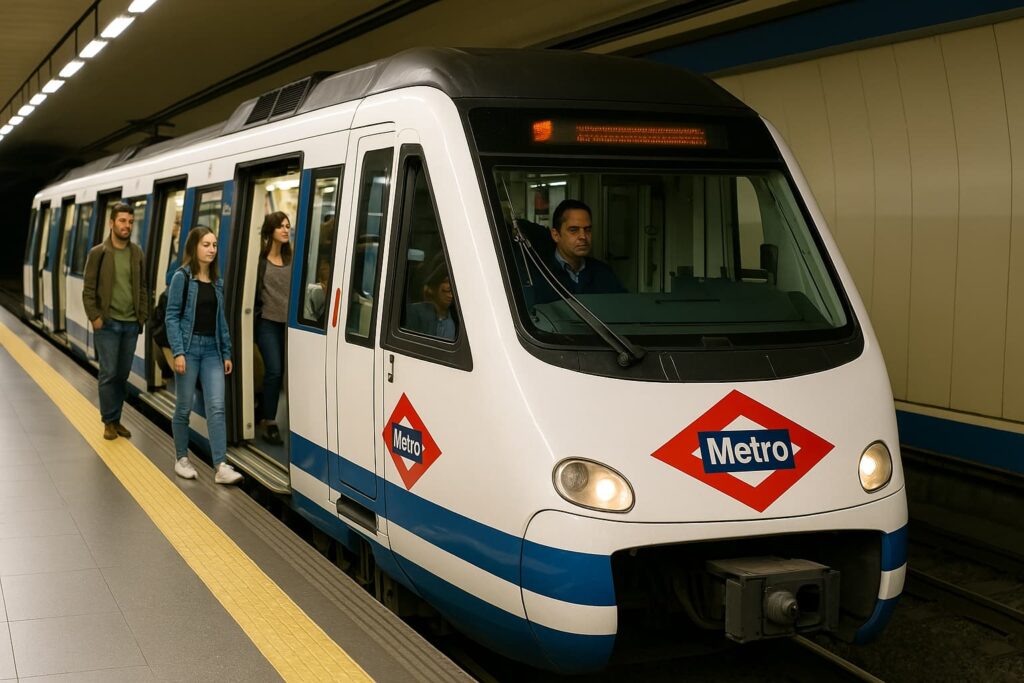 Metro-Madrid-Colombianos-1-1024x683 Transporte público en España para colombianos: tipos, precios y tarjetas (2025)