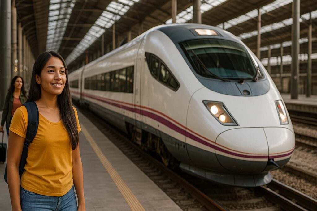 Trenes-Espana-Colombianos-1024x683 Transporte público en España para colombianos: tipos, precios y tarjetas (2025)