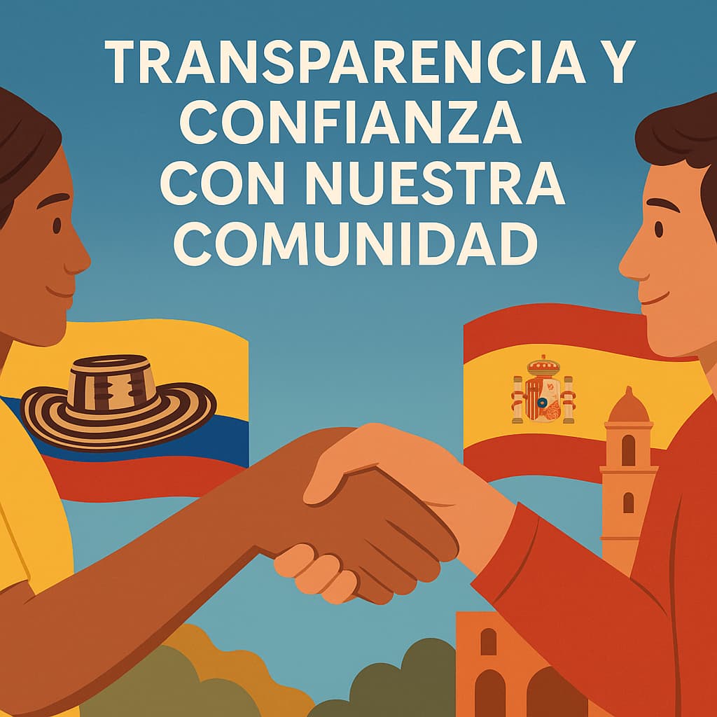 Transparencia sobre enlaces de afiliados en colombianosenespana.es