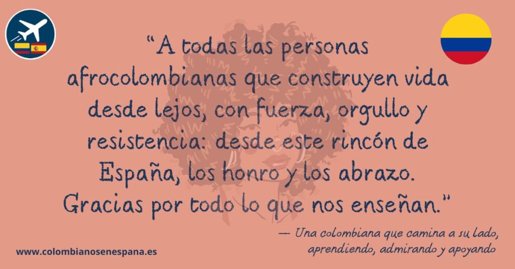 frase-motivacional-dia-de-la-afrocolombianidad-en-espana-1024x536 ✊🏾 Día de la Afrocolombianidad desde España: La historia de July, afrocolombiana en Asturias