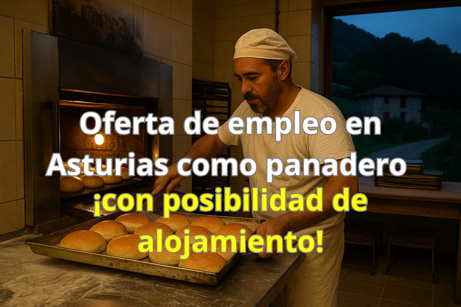 oferta de empleo panadero con alojamiento