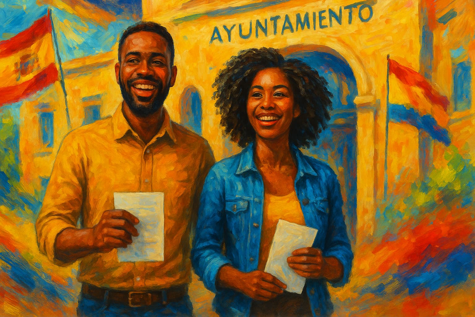 Cómo empadronarse en España con pareja afrocolombiana
